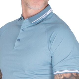 Foto 4 | Foto 4 | Generra | Playera Tipo Polo Con Ribetes A Rayas Para Hombre