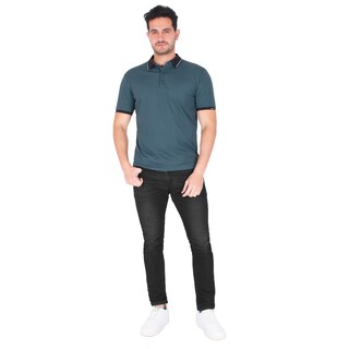 Foto 3 | Foto 3 | Generra | Playera Tipo Polo Con Ribetes A Rayas Para Hombre