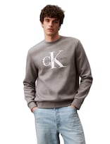 Sudadera Calvin Klein Con Logotipo De Monograma Y Cuello Redondo Para Hombre - Venta Internacional.