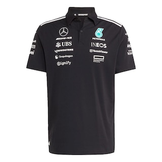 Foto 1 | Foto 1 | Playera Polo Mercedes - Amg Petronas Formula One Team Adidas Negro Hombre