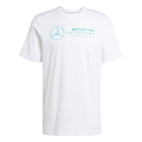 Playera Estampada Dna Mercedes - Amg Petronas Formula One Team Adidas Blanco Hombre