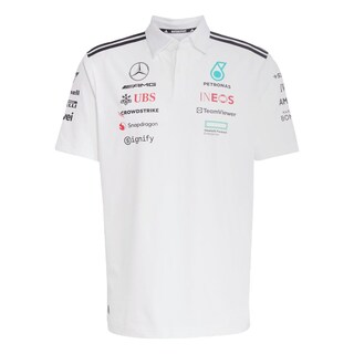 Foto 1 | Foto 1 | Playera Polo Mercedes - Amg Petronas Formula One Team Adidas Blanco Hombre
