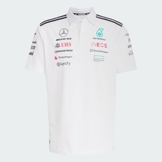 Foto 2 | Foto 2 | Playera Polo Mercedes - Amg Petronas Formula One Team Adidas Blanco Hombre