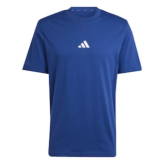 Foto 1 | Foto 1 | Playera Essentials Logo Pequeño Tejido Jersey Adidas Azul Hombre