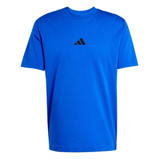 Foto 1 | Foto 1 | Playera Essentials Logo Pequeño Tejido Jersey Adidas Azul Hombre