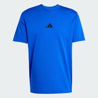 Foto 3 | Foto 3 | Playera Essentials Logo Pequeño Tejido Jersey Adidas Azul Hombre