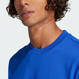 Foto 7 | Foto 7 | Playera Essentials Logo Pequeño Tejido Jersey Adidas Azul Hombre