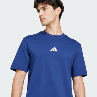 Foto 6 | Foto 6 | Playera Essentials Logo Pequeño Tejido Jersey Adidas Azul Hombre
