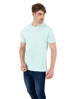 Foto 7 | Foto 7 | Playera Básica Indicum Denim Menta para Hombre