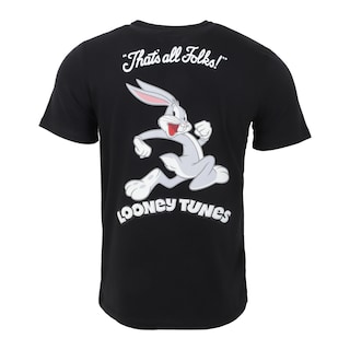 Foto 4 | Foto 4 | Playera K-swiss Casual Looney Tunes Thats All Folks Para Hombre Color Negro