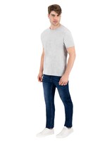 Playera Básica Indicum Denim Gris para Hombre
