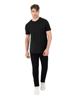 Foto 1 | Foto 1 | Playera Básica Indicum Denim Negra para Hombre