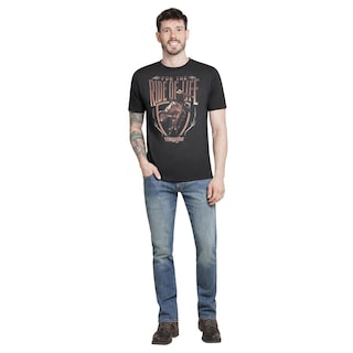 Foto 4 | Foto 4 | Playera Wrangler Hombre Slim Manga Corta 293 Negro