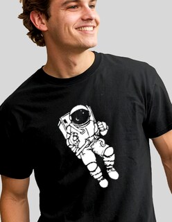 Foto 3 | Foto 3 | Playera OEM Estampada Negra para Hombre