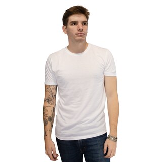 Foto 1 | Foto 1 | Playera Básica Indicum Denim Blanca para Hombre