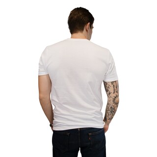 Foto 3 | Foto 3 | Playera Básica Indicum Denim Blanca para Hombre
