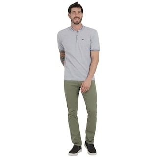 Foto 4 | Foto 4 | Playera Lee Hombre Quality Genuine Slim Fit 306 Gris