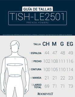Foto 5 | Foto 5 | Playera Hombre Roosevelt Tish-le2501 Verde