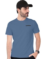 Playera Basica Roosevelt Tish-le2506 Azul