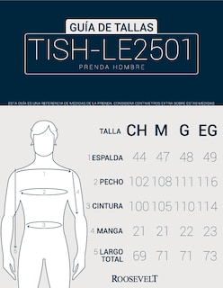 Foto 5 | Foto 5 | Playera Hombre Roosevelt Tish-le2501 Blanco