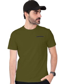 Foto 1 | Foto 1 | Playera Basica Roosevelt Tish-le2506 Militar