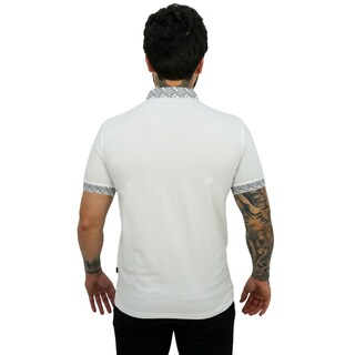 Foto 2 | Foto 2 | Playera Barabas 3p01 White Black para Hombre