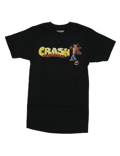 Foto 3 | Foto 3 | Playera De Algodón Crash Bandicoot Color Negra Talla Grande