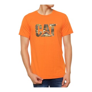Foto 1 | Foto 1 | Playera Cat 1510305na Para Hombre Color Naranja Modelo 1510305na