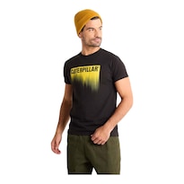 Playera Cat Catpl205c Para Hombre Color Negro Modelo Catpl205c