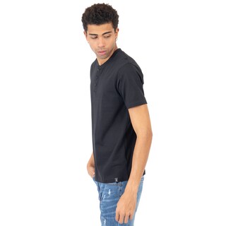 Foto 2 | Foto 2 | Playera Henley Manga Corta Lisa Con Botones Para Hombre Quarry