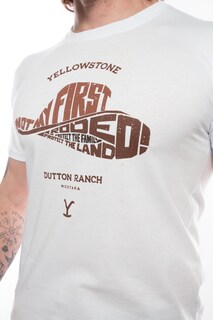 Foto 1 | Foto 1 | Playera Yellowstone Sombrero Blanca