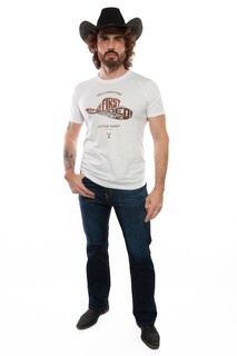 Foto 2 | Foto 2 | Playera Yellowstone Sombrero Blanca