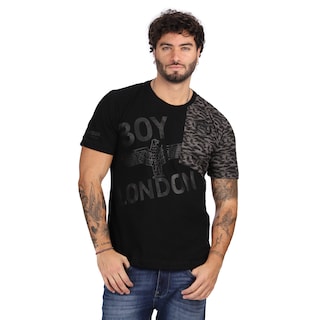 Foto 1 | Foto 1 | Playera Cuello Redondo Negra Boy London para Hombre