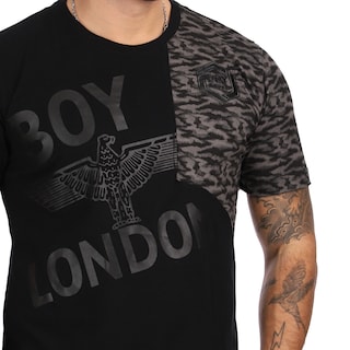 Foto 2 | Foto 2 | Playera Cuello Redondo Negra Boy London para Hombre