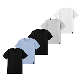 Foto 1 | Foto 1 | Set De 5 Playeras Cuello Redondo Para Hombre