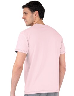 Foto 2 | Foto 2 | Playera Casual Hombre Premium Cuello Redondo Rosa Claro Roosevelt C357