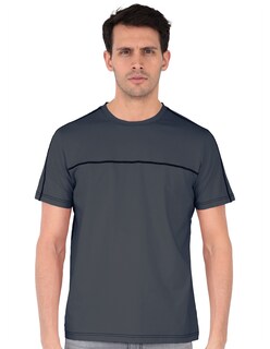 Foto 1 | Foto 1 | Playera Casual Hombre Premium Cuello Redondo Gris Obscuro Roosevelt C357