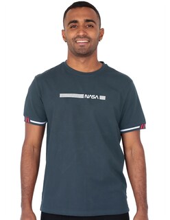 Foto 1 | Foto 1 | Playera Casual Caballero Premium Estampada Gris Obscuro Roosevelt C350
