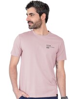 Playera Basica Lisa Premium Caballero Cuello Redondo Rosa Cenizo Roosevelt C344