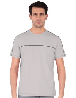 Foto 1 | Foto 1 | Playera Casual Hombre Premium Cuello Redondo Gris Claro Roosevelt C357