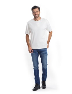 Foto 2 | Foto 2 | Playera Kenneth Cole Kcpv25cam19 Hombre Blanco Algodón Casual