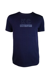 Foto 1 | Foto 1 | Playera Kenneth Cole Kcpv25cam04 Hombre Azul Marino Algodón