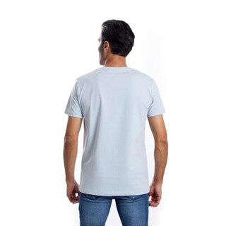 Foto 4 | Foto 4 | Playera Hombre Kenneth Cole Kcpv25cam18 Azul Claro Algodón Casual