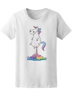 Foto 1 | Foto 1 | Playera Smartprintsink Mujer Unicornio con Nubes de Colores