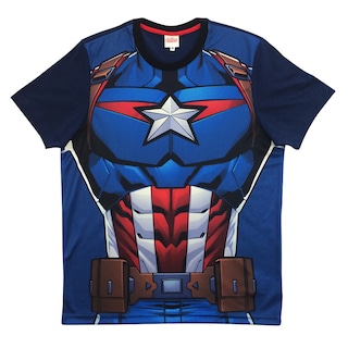Foto 1 | Foto 1 | Playera Capìtán América 9pruv14 color Azul Marino