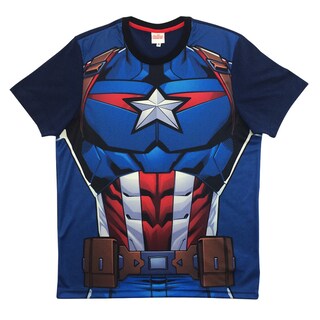 Foto 1 | Foto 1 | Playera Capìtán América 9pruv14 color Azul Marino