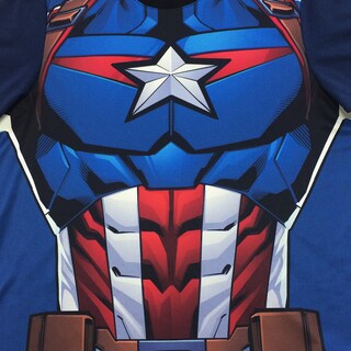 Foto 2 | Foto 2 | Playera Capìtán América 9pruv14 color Azul Marino