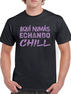 Foto 1 | Foto 1 | Playera Smartprintsink Aquí Nomas Echando Chill para Hombre