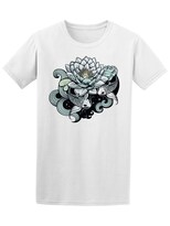 Playera Smartprintsink color Blanco para Hombre - Peces Koi