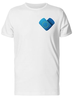 Foto 1 | Foto 1 | Playera para Hombre Smartprintsink color Blanco Estampado Bandera